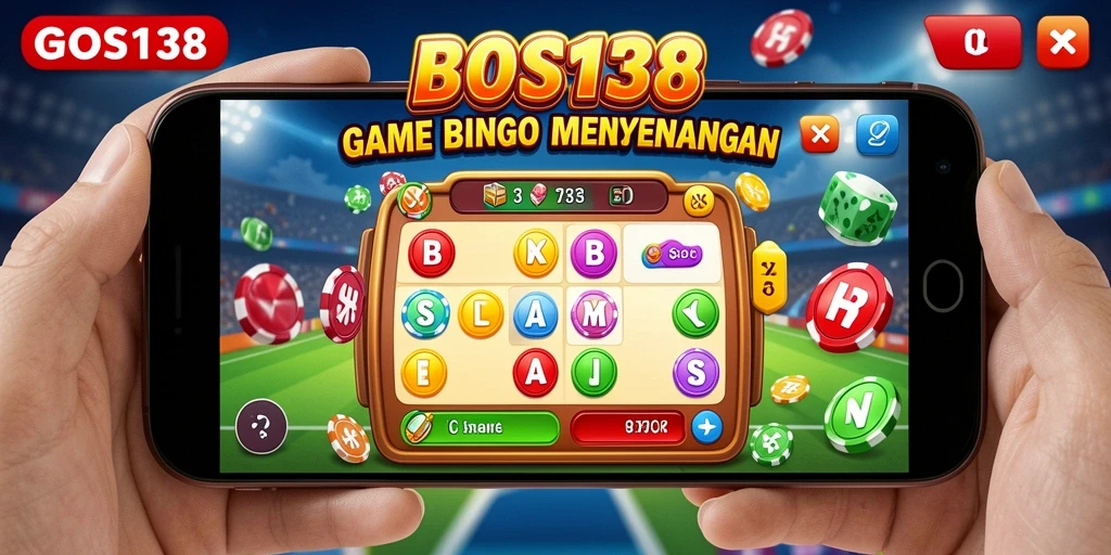 Screenshot utama gameplay Bingo di BOS138 dengan tampilan menarik.