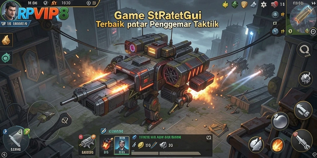 Tampilan menarik dari gameplay strategis RPVIP8.