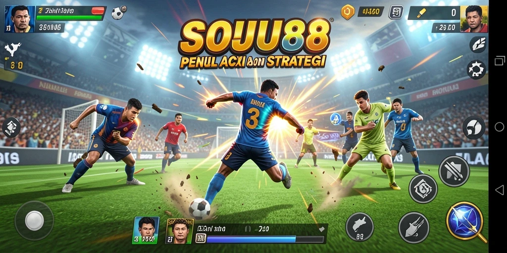 Tampilan gameplay SOJU88 yang menarik dan penuh aksi olahraga.